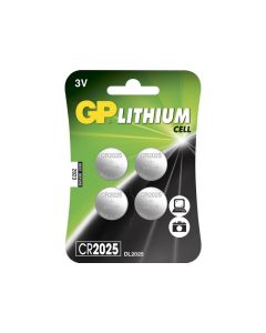 GP Litium CR2025, 4-pakk