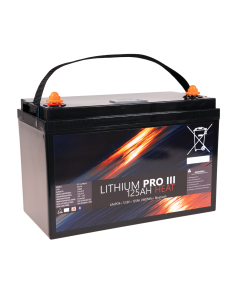 Lithium Batteri: LiFePo4 12V 125Ah, BT, HEAT, Pro III