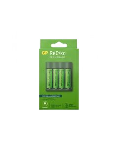 GP ReCyko Everyday-lader B421 (USB), inkl. 4x AA 2100mAh NiMH-batterier
