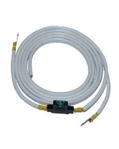 Batterikabel med sikringholder, 2x 6mm2, 5m