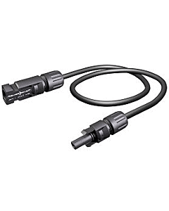 2m Strømkabel 1x6mm² Solarkabel MC4 skjøtekabel