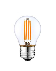 12V E27 B45 3W 4x Filament led pære, varmhvit