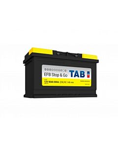 TAB 12V 80AH-800A+H STOP & GO 315x175x190 mm 21,9 kg Start / Forbruksbatteri 