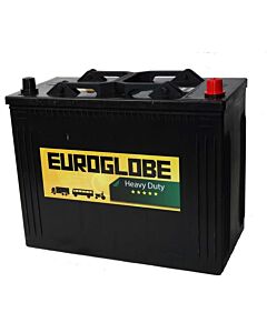 12V 130Ah Heavy Duty Startbatteri +H Euroglobe 62529