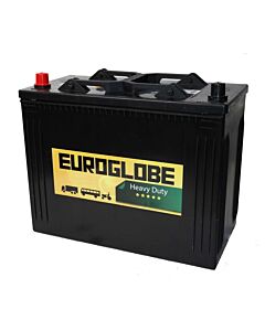 12V 130Ah Heavy Duty Startbatteri +V Euroglobe 62530