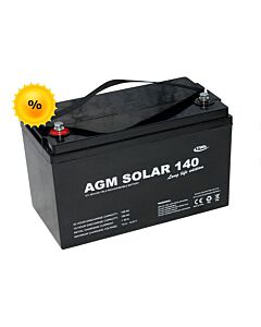 AGM Solar Batteri 140 AGM 12V