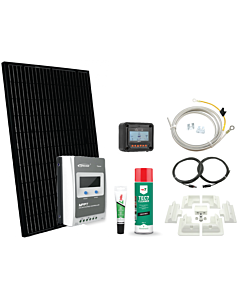 Solcellepakke 190W for bobil, båt og caravan