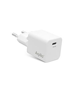 Vegglader USB-C, 20W  GaN, Aqiilla Chargebird W1 Hvit