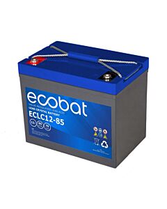 Ecobat 12V 85Ah 20h Crystal Lead DC AGM (260x169x215mm) M6 +v