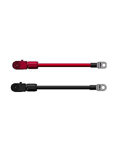 Batterikabel sett 16mm² rød/sort ES08 M8 ringterminal 2x2m