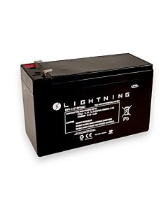 AGM Batteri: 9 AGM Lightning GP9, 12V 9Ah