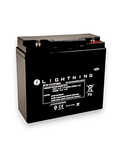 AGM Batteri: 18 AGM Lightning GP18, 12V 18Ah