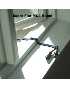 Super Flat kabel MC4 Par 6mm² 1m