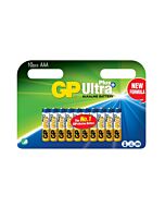 GP Ultra Plus Alkaline AAA-batteri, 24AUP/LR03, 10-pakk