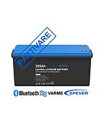  EPEVER 12.8V 205Ah LiFePO4 Varme, Bluetooth
