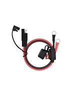 Batterikabel 2x4mm² SAE til M8 60cm med sikringsholder