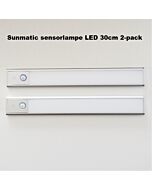 Sunmatic LED 30cm sensorlampe 2-pack